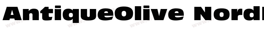 AntiqueOlive NordIta字体转换